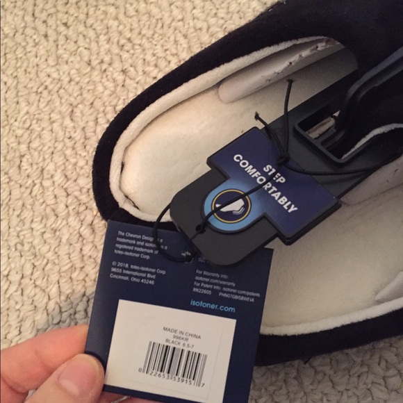 Isotoner NWT slippers heather grey size Small - Picture 5 of 5